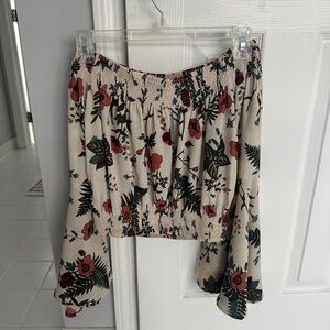 Illa illa cropped floral top